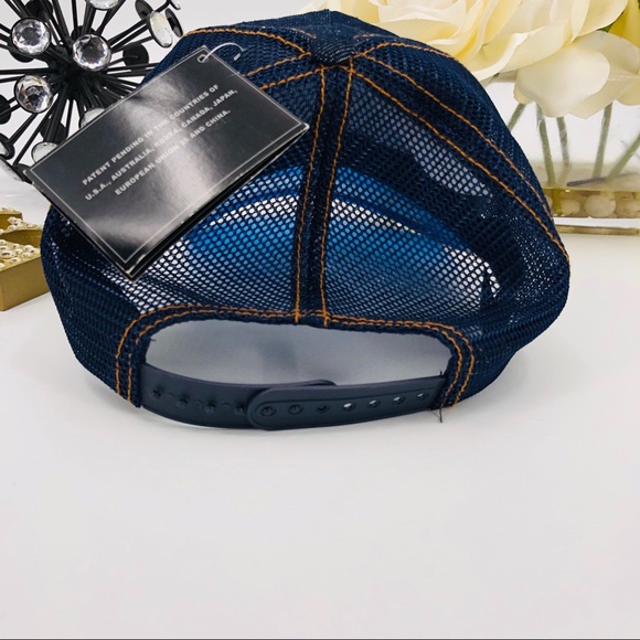 Paris Denim Transparent Baseball Cap Hat - Picture 3 of 5